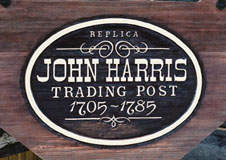 historic carved sign